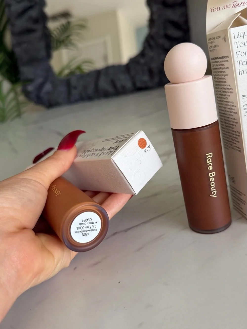 Rare Beauty Liquid Touch Weightless Foundation Bundle 450N & 530N New